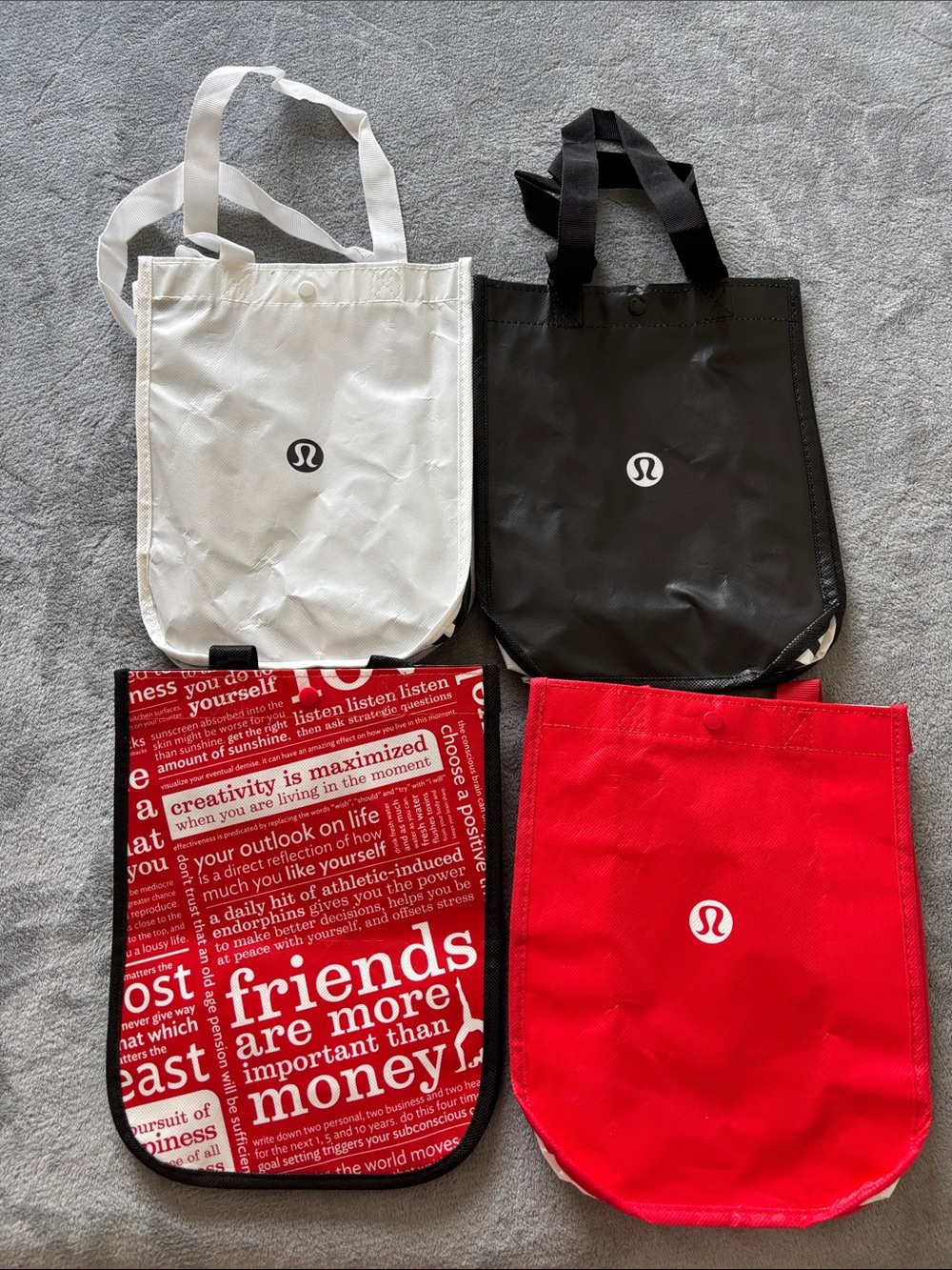 lululemon small shopping bag tote bundle